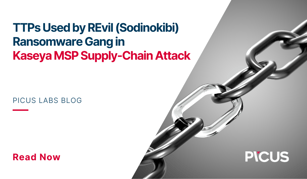 TTPs Used by REvil (Sodinokibi) Ransomware Gang in Kaseya MSP Supply-Chain Attack