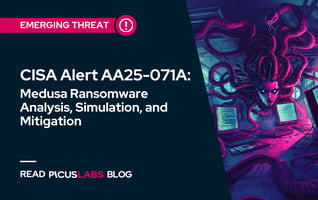 Medusa Ransomware Analysis, Simulation, and Mitigation - CISA Alert AA25-071A