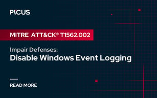 MITRE ATT&CK T1562.002 Impair Defenses: Disable Windows Event Logging