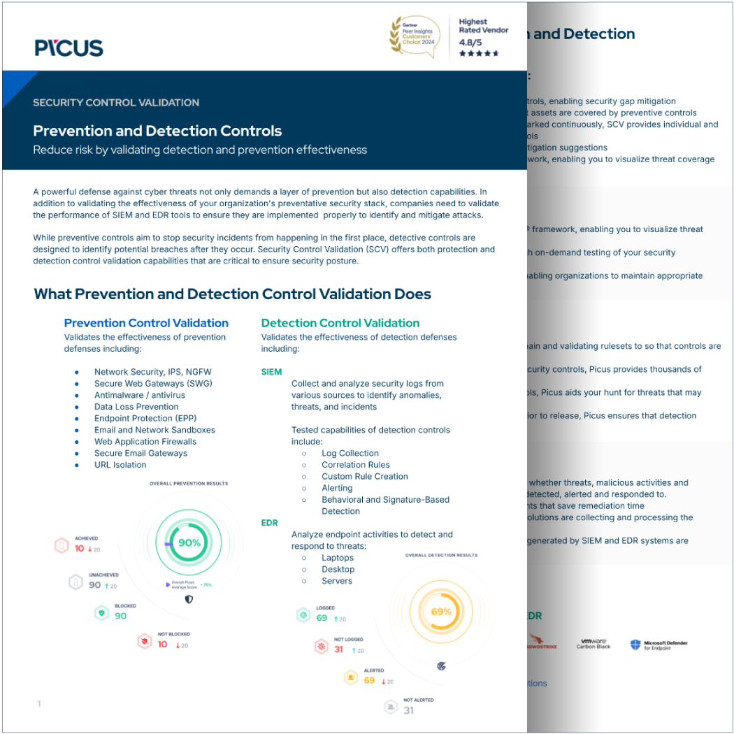 Picus-SCV-Prevention-and-Detection-Controls-Datasheet