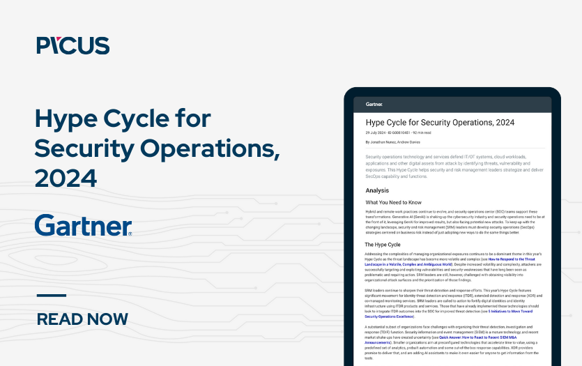 2024 Gartner® Hype Cycle™ for Security Operations