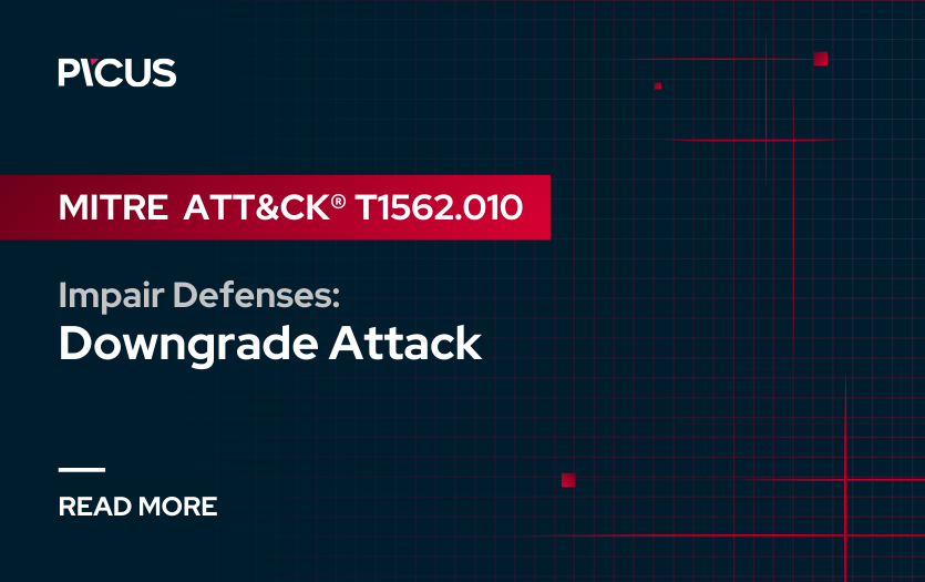 MITRE ATT&CK T1562.010 Impair Defenses: Downgrade Attack
