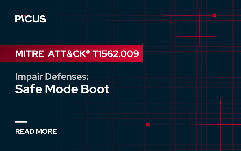 MITRE ATT&CK T1562.009 Impair Defenses: Safe Mode Boot